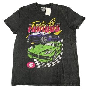 Fast & Furious T-Shirt Crew Neck Mens XL NEW